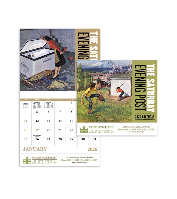 The Saturday Evening Post Wall Calendar 2026