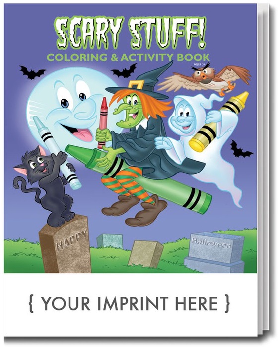 Scary Stuff Coloring & Activity Book
