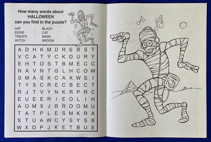 Scary Stuff Coloring & Activity Book