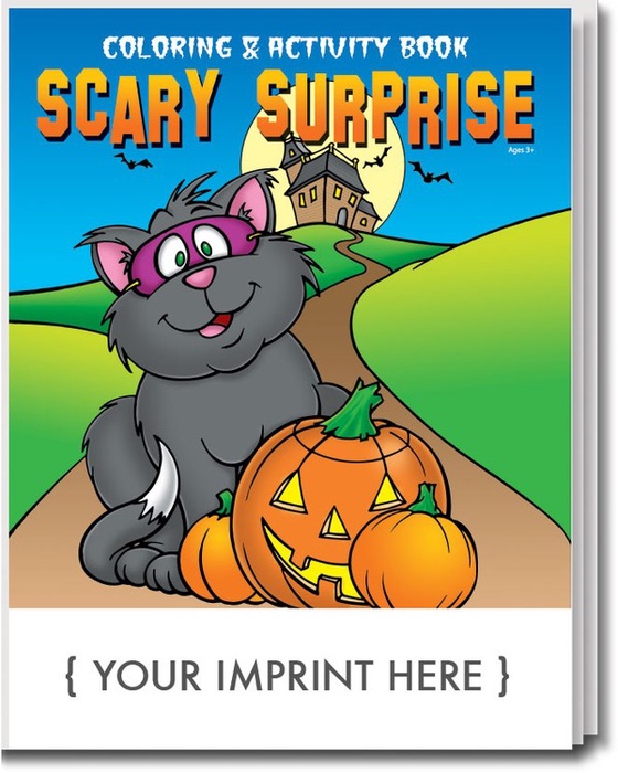 Scary Surprise Halloween Coloring & Activity Book