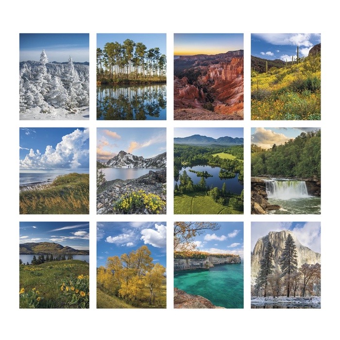 Scenic Desk Pad 17"H x 23"W - 2027