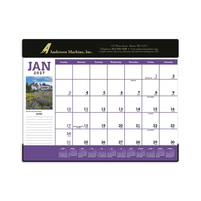 Scenic Desk Pad 17"H x 23"W - 2027