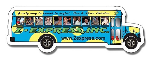 Custom School Bus Magnets
