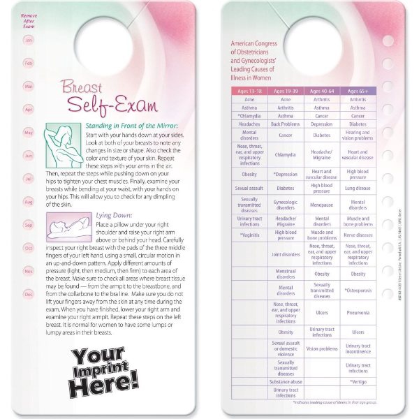 Breast Self-Exam Shower Card