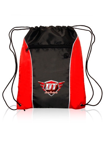 Side Color Custom Drawstring Backpacks