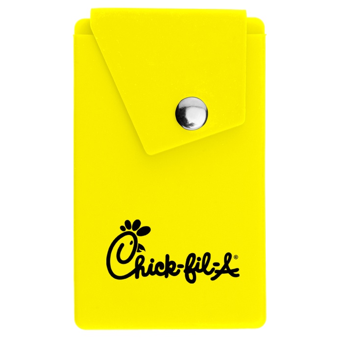Custom Silicone Phone Pocket With Stand
