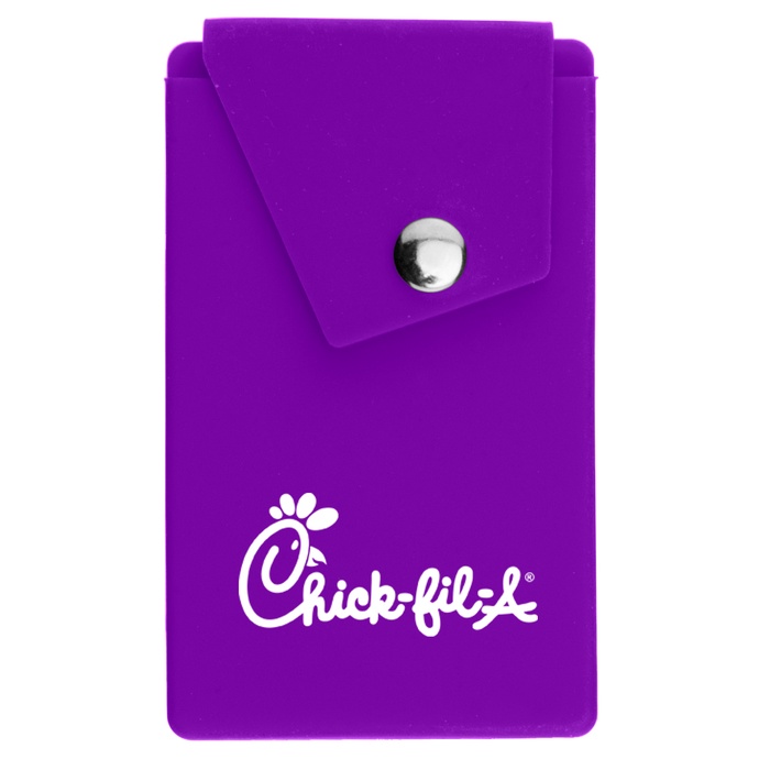 Custom Silicone Phone Pocket With Stand