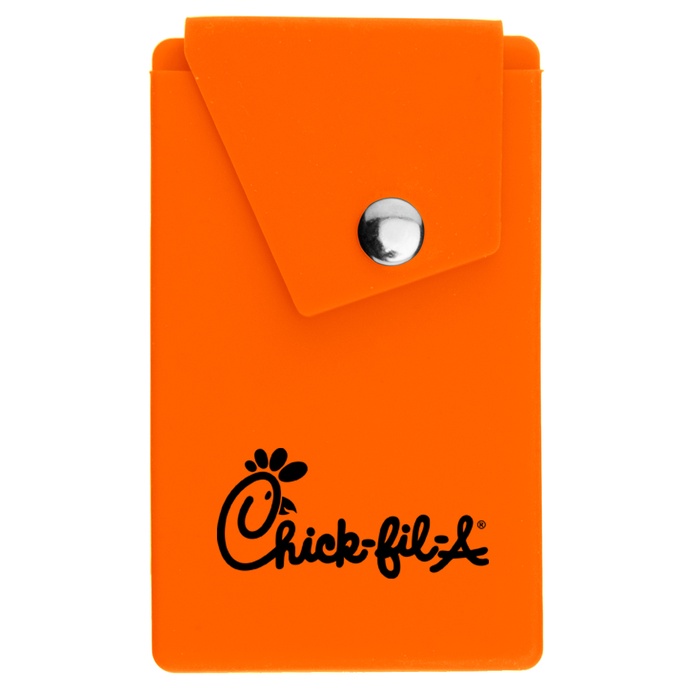 Custom Silicone Phone Pocket With Stand