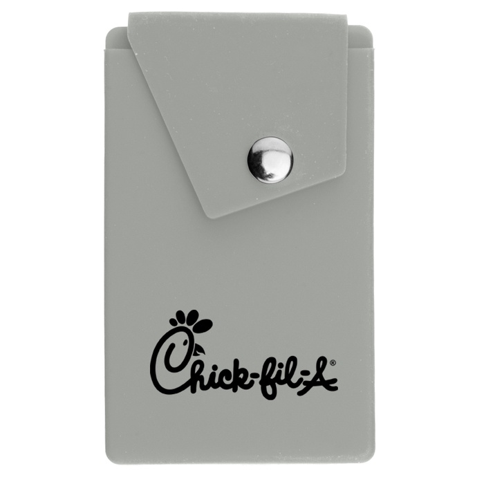 Custom Silicone Phone Pocket With Stand