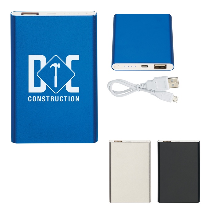 Slim Power Bank with Custom Imprint