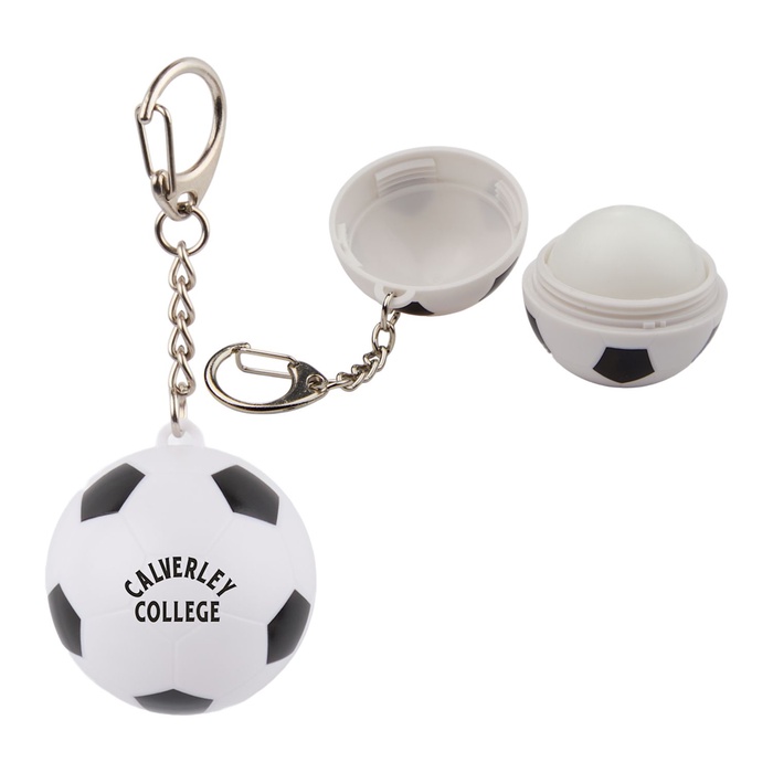 Soccer SPF15 Lip Balm Keychain