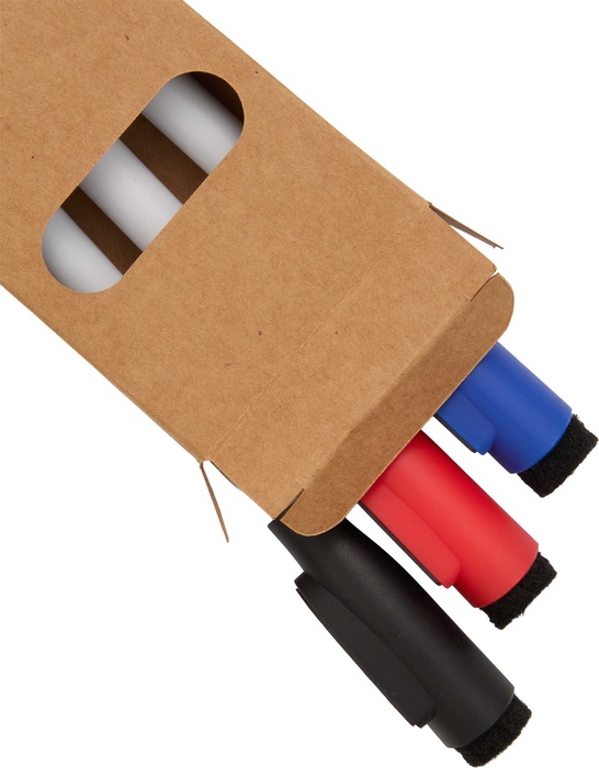 3-Piece Recycled Dry Erase Marker Set