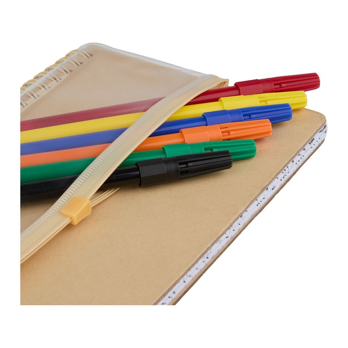 5" x 7" FSC® Mix Doodle Notebook with Markers