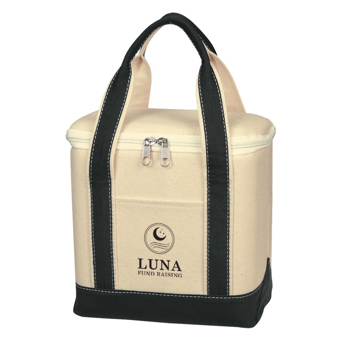 Small Cotton Canvas Custom Cooler Bags