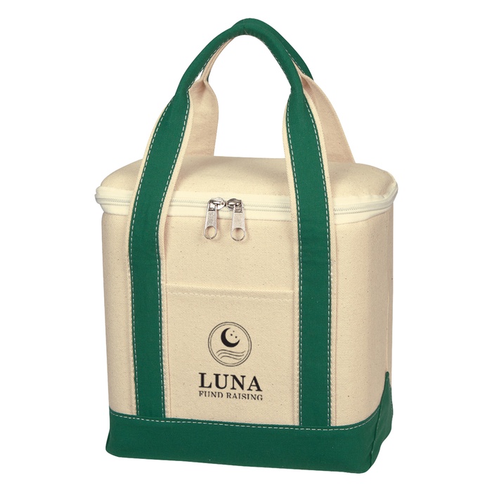 Small Cotton Canvas Custom Cooler Bags