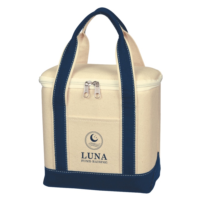 Small Cotton Canvas Custom Cooler Bags