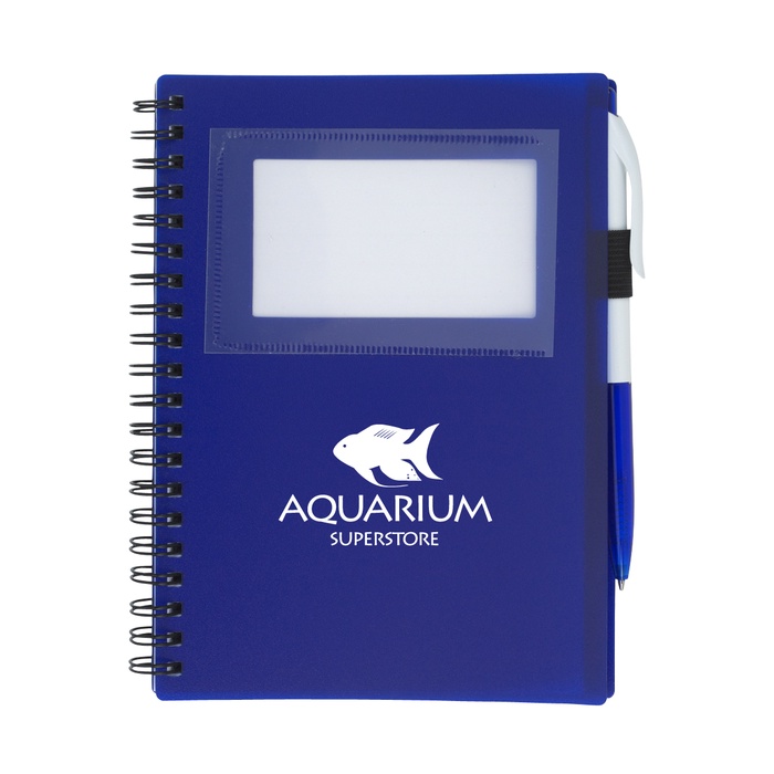 Spiral Notebook with ID Window