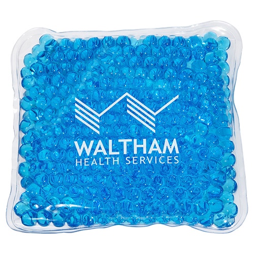 Custom Square Aqua Pearl Hot/Cold Pack