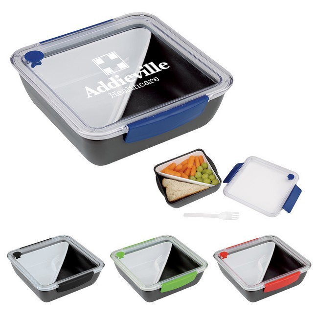 Custom Printed Square Lunch Set