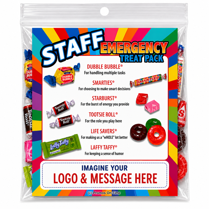 Staff Emergency Treat Pack Gifts with Your Logo Imprint