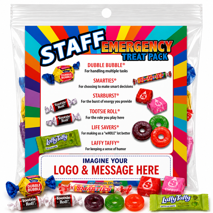 Staff Emergency Treat Pack Gifts with Your Logo Imprint