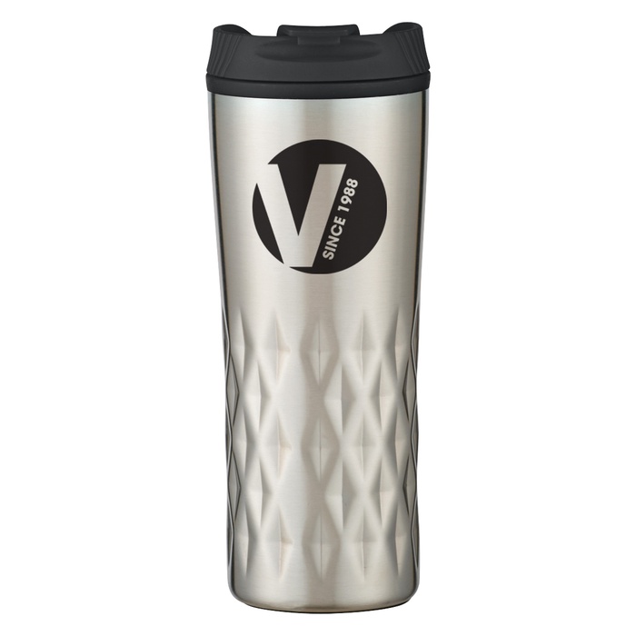 Stainless Steel 16 oz. Custom Diamond Tumblers