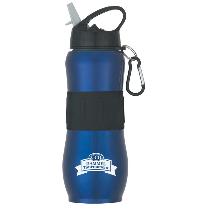 Stainless Steel Sport Grip 28 oz. Promotional Bottles