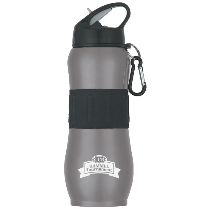 Stainless Steel Sport Grip 28 oz. Promotional Bottles