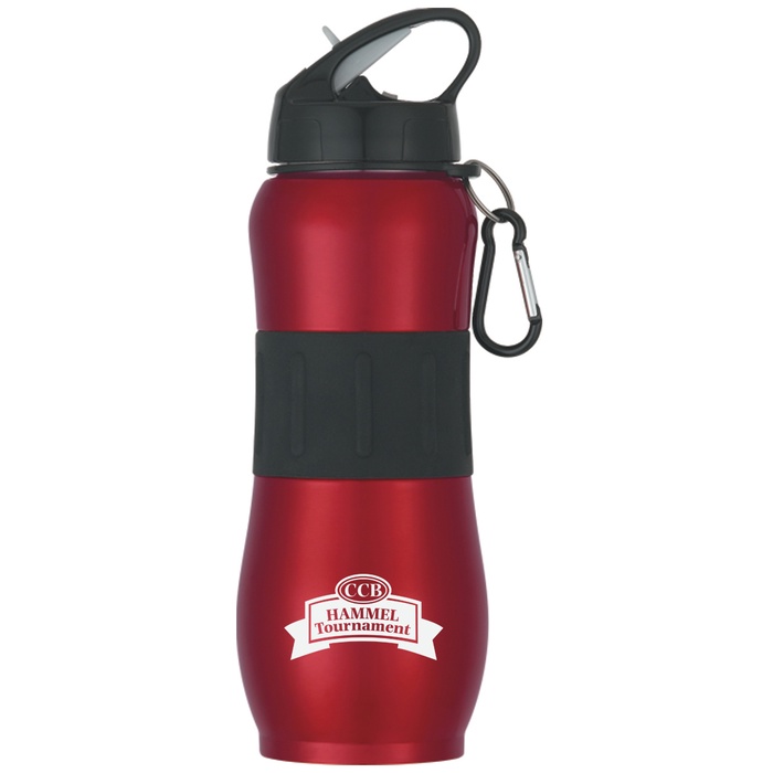 Stainless Steel Sport Grip 28 oz. Promotional Bottles