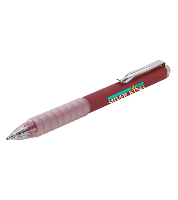 Kiana Soft Touch Grip Gel Pen - Full Color Imprint