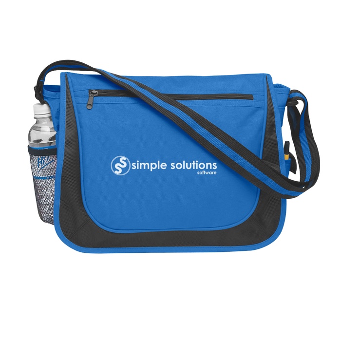 Striped Handle Promotional Messenger Bag