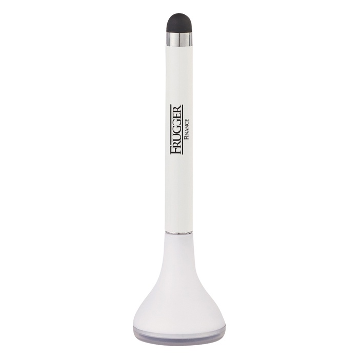 Custom Stylus Pen Stand With Screen Cleaner