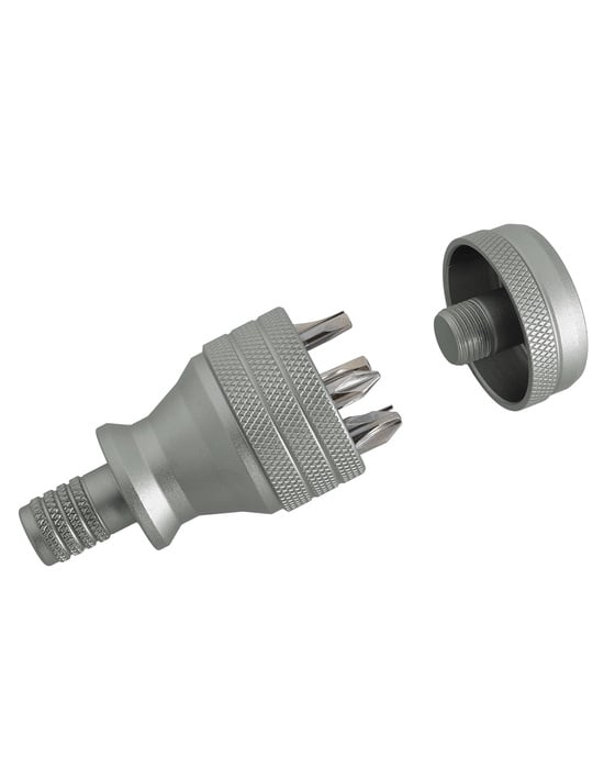 6-in-1 Recycled Aluminum Screwdriver Tool