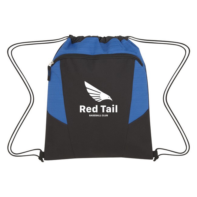 Tahoe Heathered Custom Drawstring Backpacks