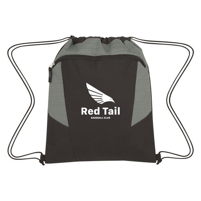 Tahoe Heathered Custom Drawstring Backpacks
