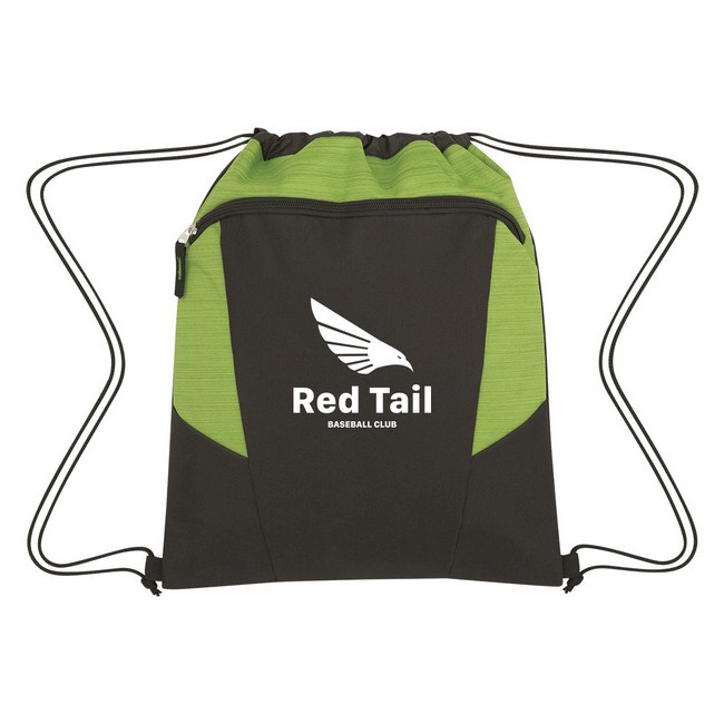 Tahoe Heathered Custom Drawstring Backpacks