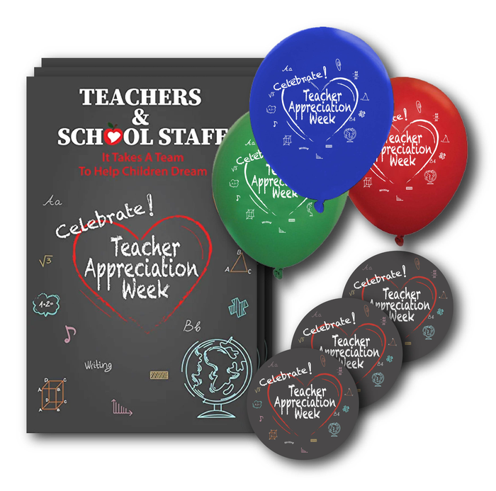 Teacher Appreciation Decoration & Celebration Pack