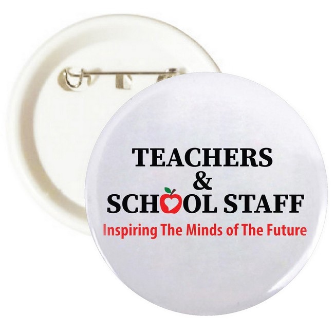 Teacher & School Staff Appreciation Buttons