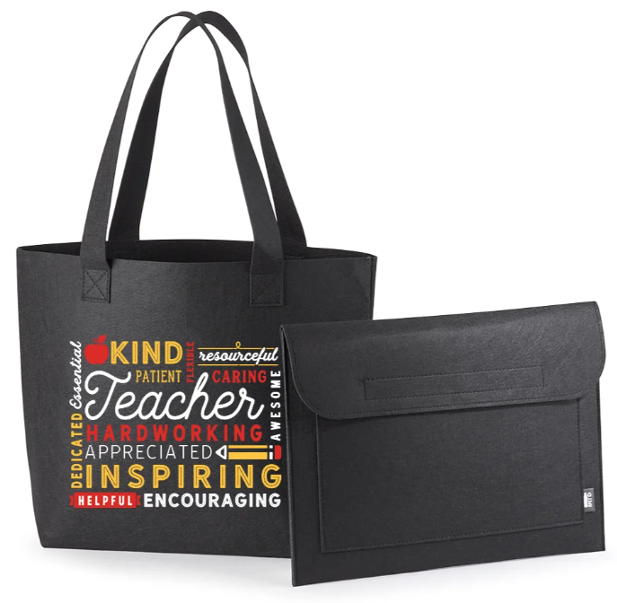 Teacher Tote Bag with Laptop Carryall Gift