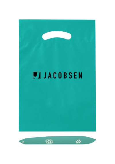 Imprinted Plastic Die Cut Bag - 9" x 13"