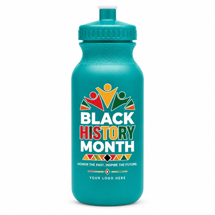 Celebrate Black History 20 Oz. Bike Bottle