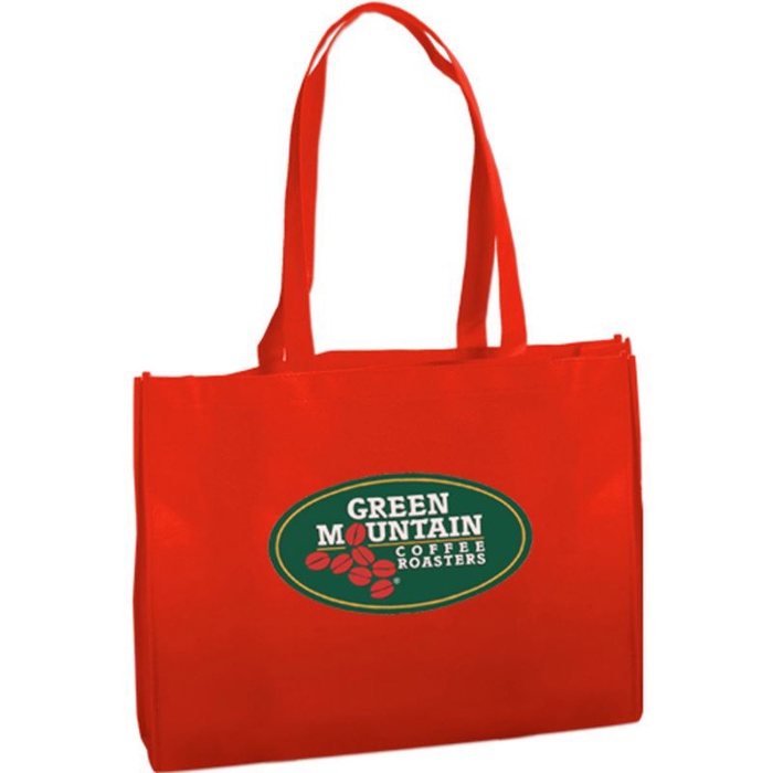 Textured Non-Woven Tote Bag with Full Color Imprint