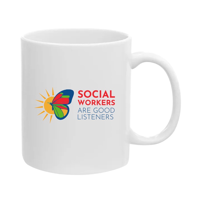 Social Workers Are Good Listeners 11 oz. Mug
