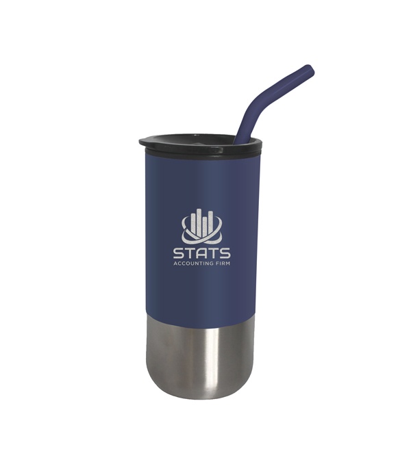 18 oz. Olympia Insulated Tumbler with Straw - Laser Engraved