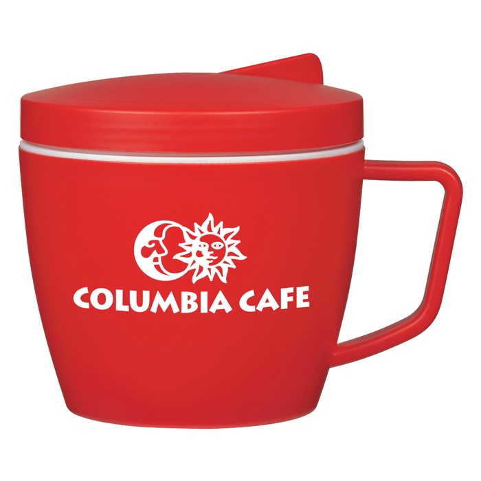 Promo Thermal Mug with Spoon & Fork Set
