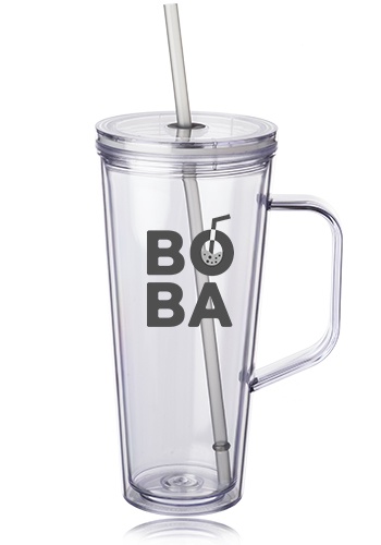 24 oz. Tilden Plastic Tumbler with Handle