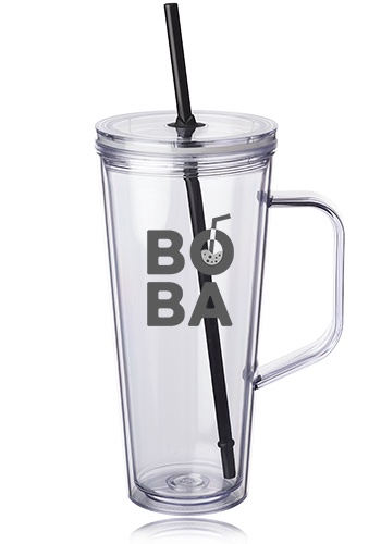 24 oz. Tilden Plastic Tumbler with Handle