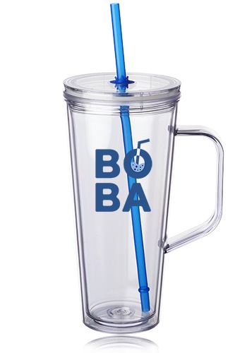 24 oz. Tilden Plastic Tumbler with Handle
