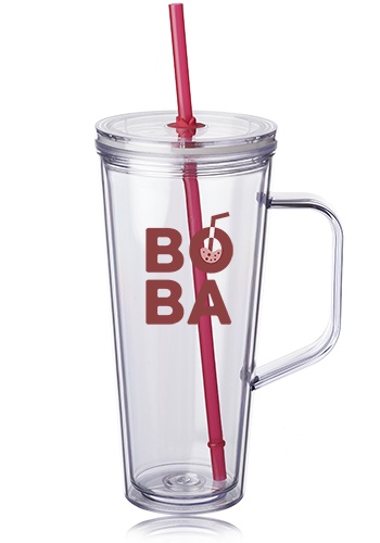 24 oz. Tilden Plastic Tumbler with Handle