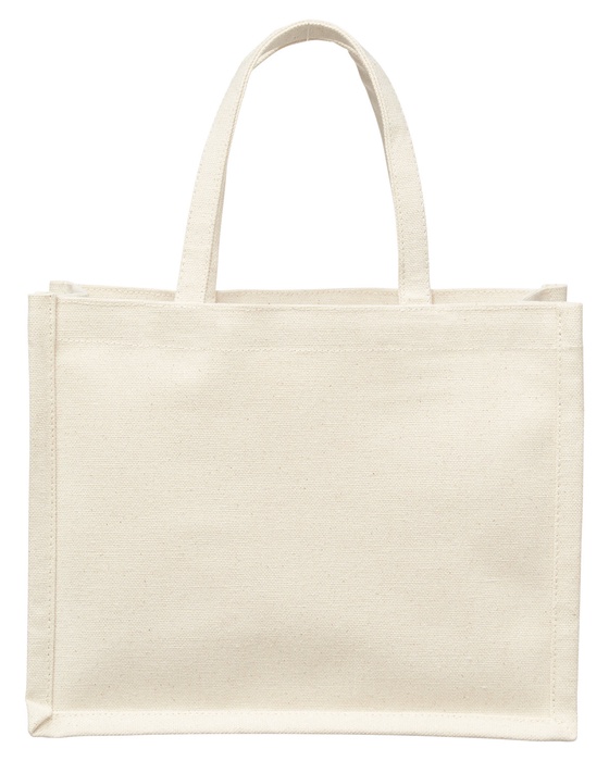 Mini Recycled Cotton Tote Bag with Charm